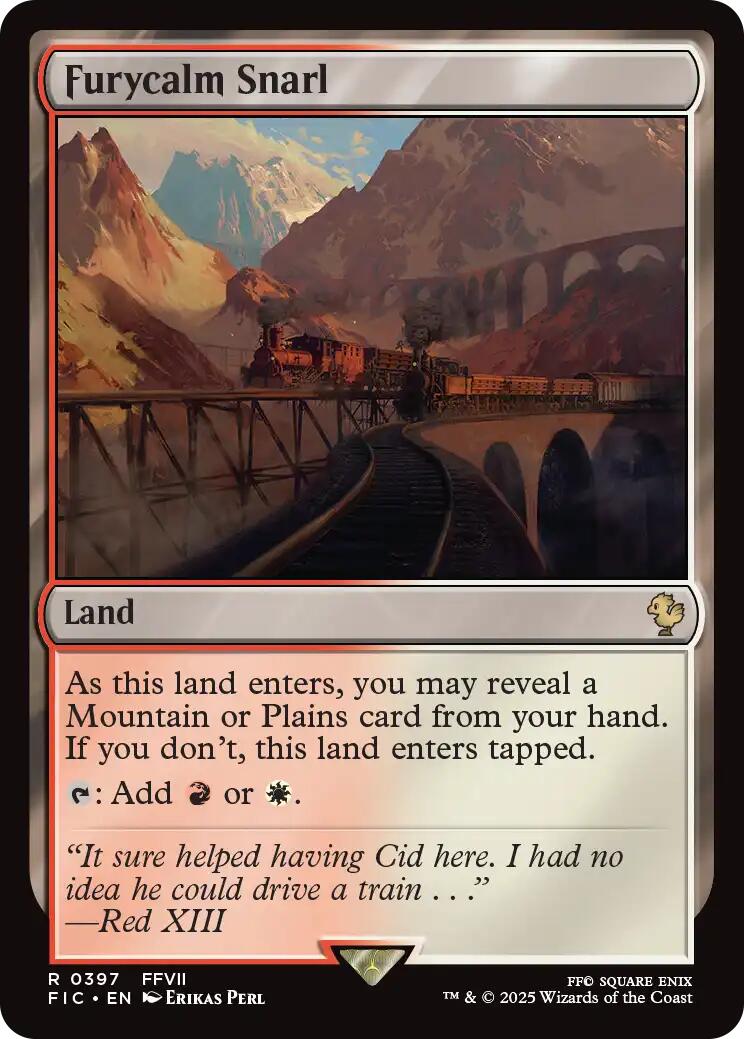 Furycalm Snarl (Surge Foil) [FINAL FANTASY Commander] MTG Single Magic: The Gathering | Red Claw Gaming
