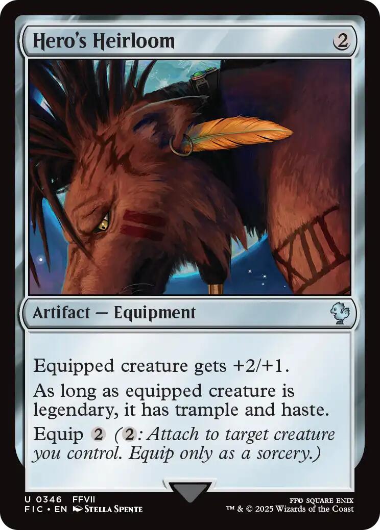 Hero's Heirloom (Surge Foil) [FINAL FANTASY Commander] MTG Single Magic: The Gathering | Red Claw Gaming