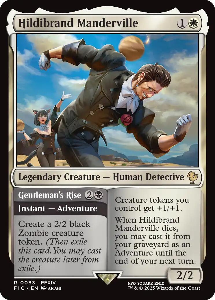 Hildibrand Manderville (Surge Foil) [FINAL FANTASY Commander] MTG Single Magic: The Gathering | Red Claw Gaming