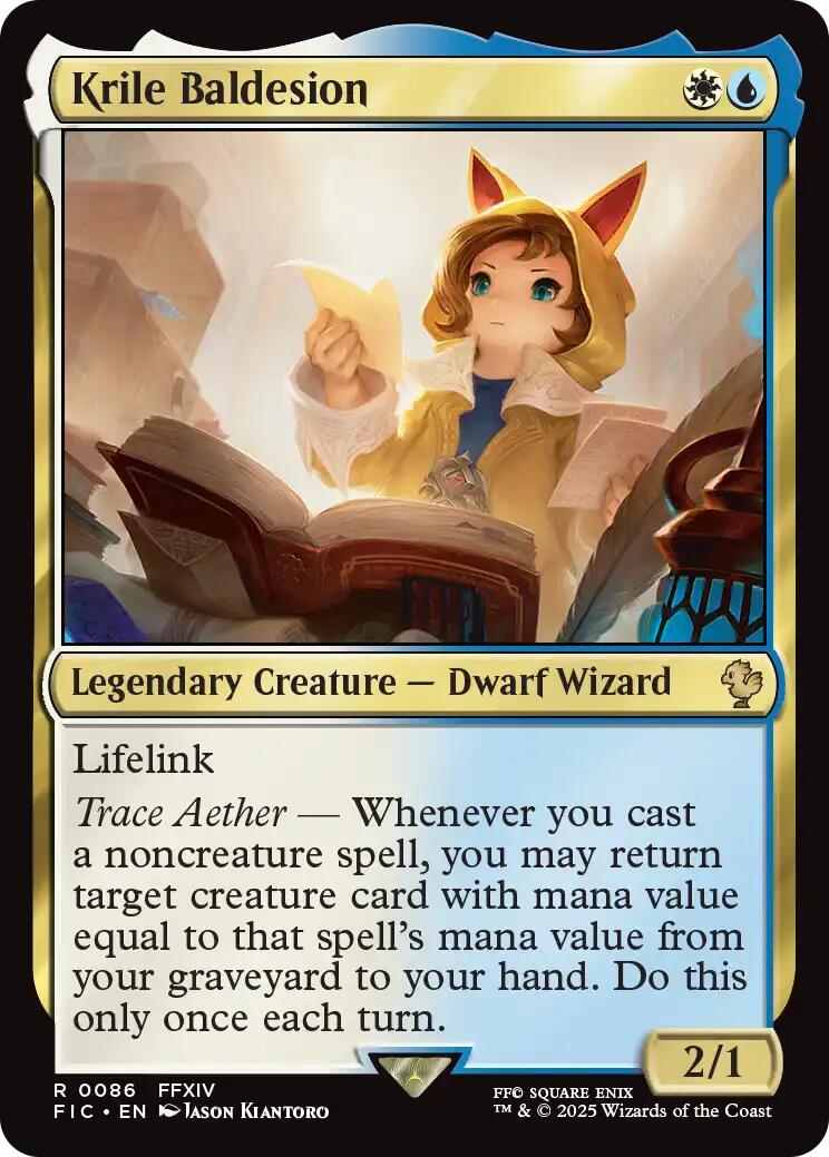 Krile Baldesion (Surge Foil) [FINAL FANTASY Commander] MTG Single Magic: The Gathering | Red Claw Gaming