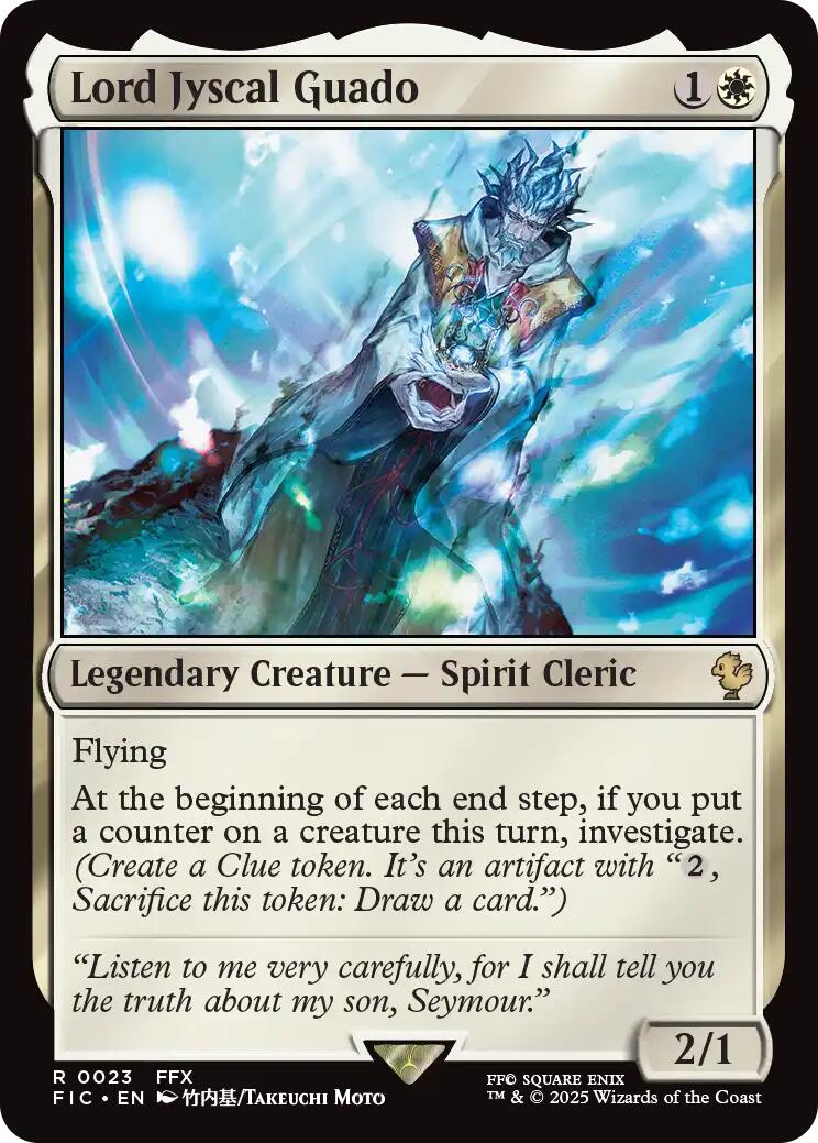 Lord Jyscal Guado (Surge Foil) [FINAL FANTASY Commander] MTG Single Magic: The Gathering | Red Claw Gaming