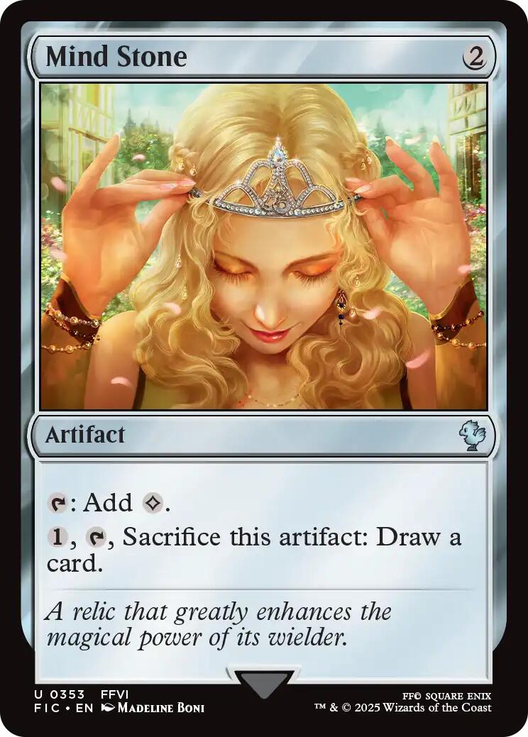 Mind Stone (Surge Foil) [FINAL FANTASY Commander] MTG Single Magic: The Gathering | Red Claw Gaming