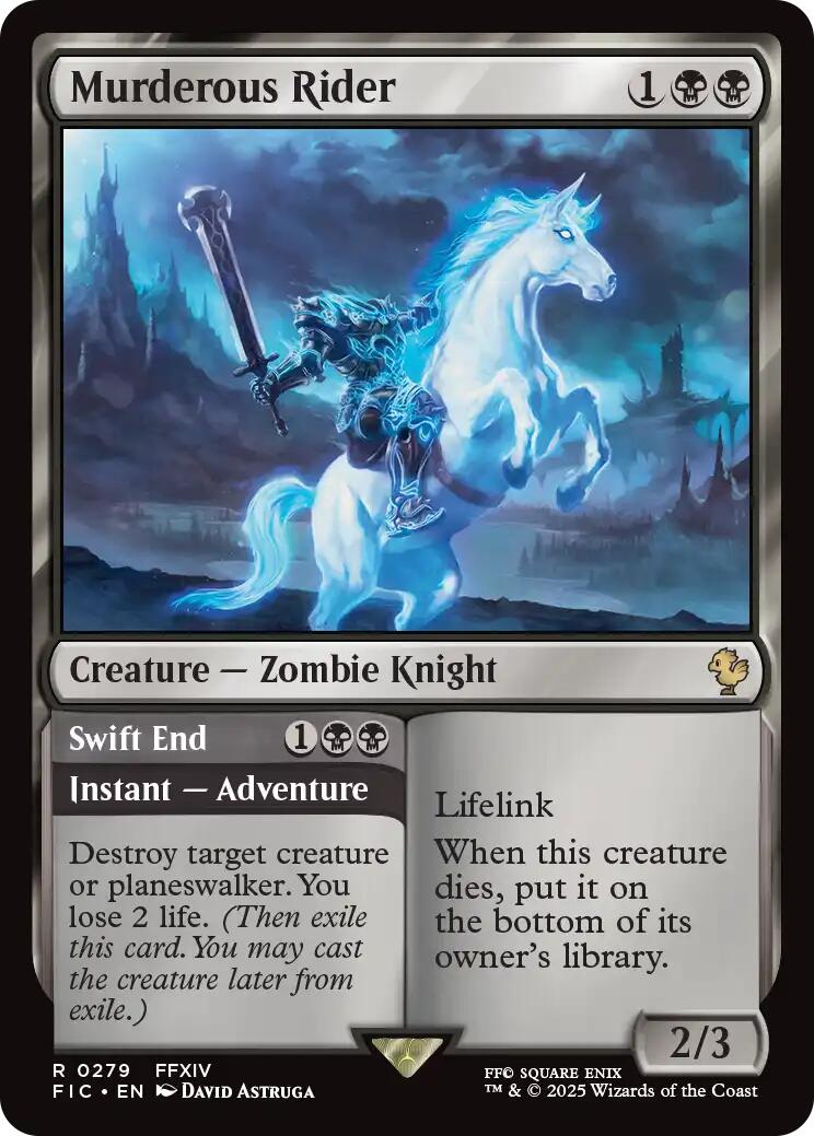 Murderous Rider (Surge Foil) [FINAL FANTASY Commander] MTG Single Magic: The Gathering | Red Claw Gaming