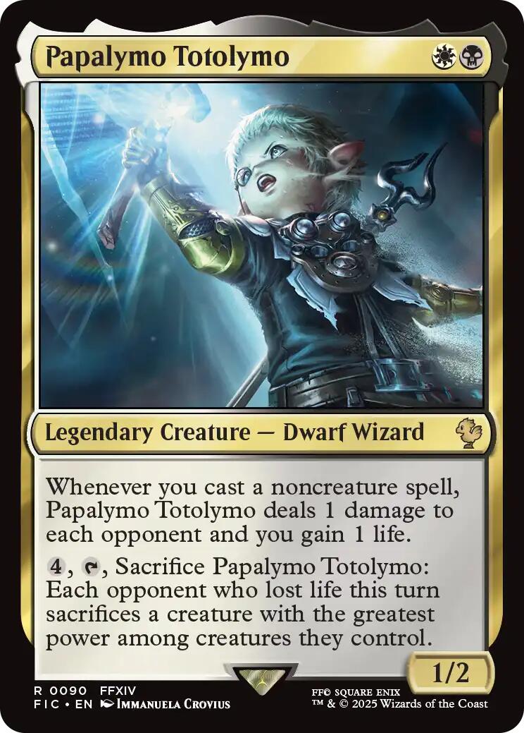 Papalymo Totolymo (Surge Foil) [FINAL FANTASY Commander] MTG Single Magic: The Gathering | Red Claw Gaming