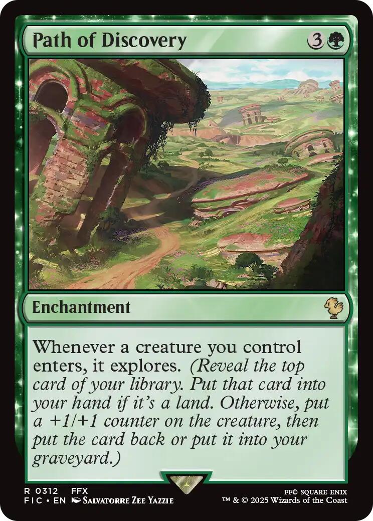 Path of Discovery (Surge Foil) [FINAL FANTASY Commander] MTG Single Magic: The Gathering | Red Claw Gaming