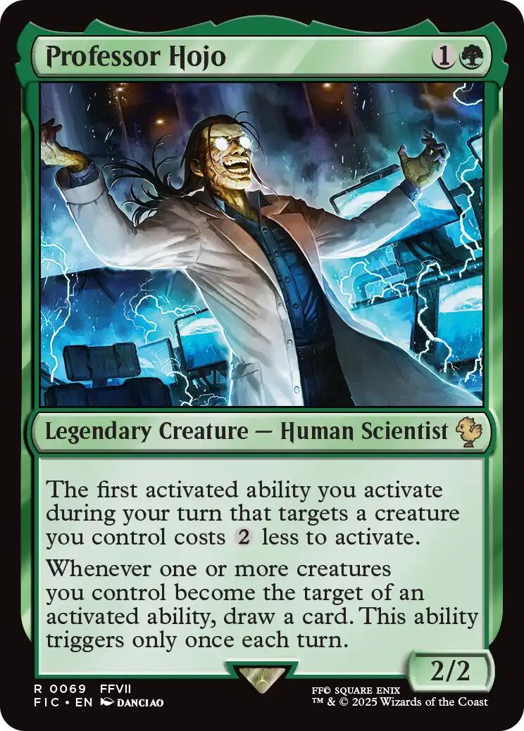 Professor Hojo (Surge Foil) [FINAL FANTASY Commander] MTG Single Magic: The Gathering | Red Claw Gaming