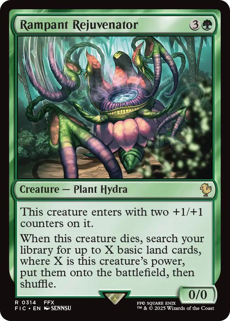 Rampant Rejuvenator (Surge Foil) [FINAL FANTASY Commander] MTG Single Magic: The Gathering | Red Claw Gaming