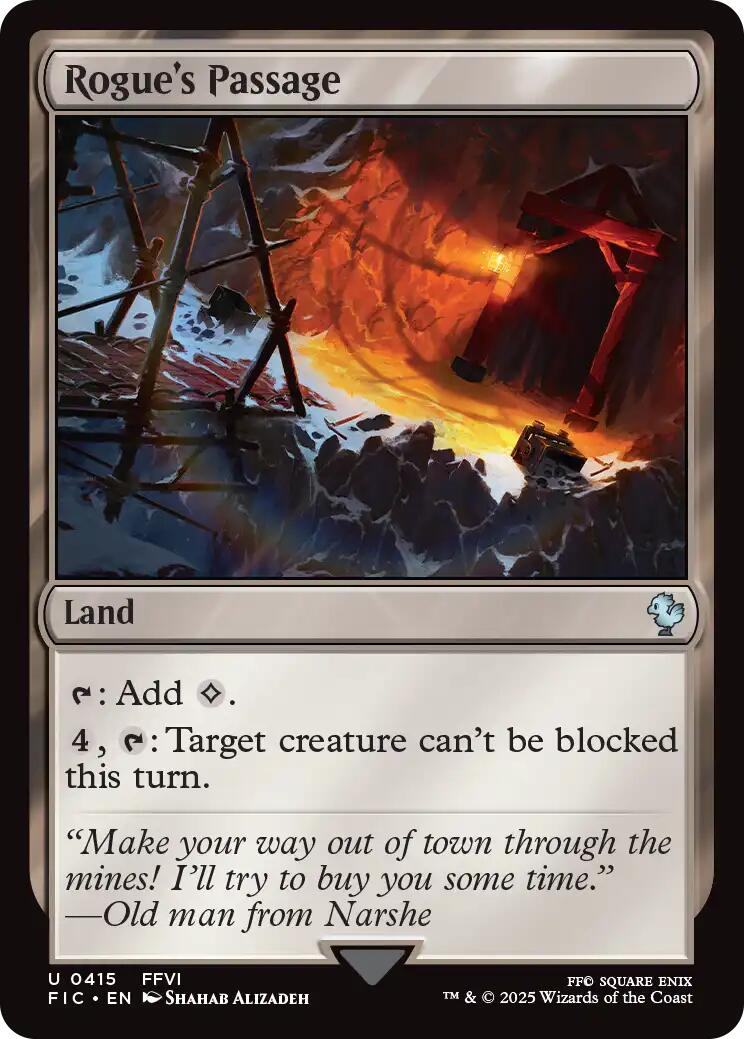 Rogue's Passage (Surge Foil) [FINAL FANTASY Commander] MTG Single Magic: The Gathering | Red Claw Gaming