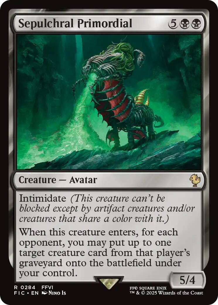 Sepulchral Primordial (Surge Foil) [FINAL FANTASY Commander] MTG Single Magic: The Gathering | Red Claw Gaming