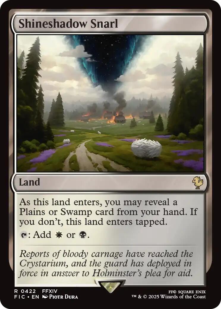 Shineshadow Snarl (Surge Foil) [FINAL FANTASY Commander] MTG Single Magic: The Gathering | Red Claw Gaming
