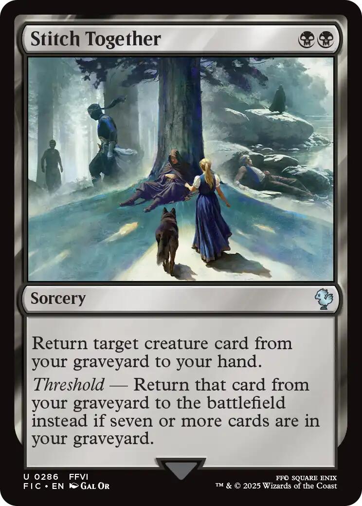 Stitch Together (Surge Foil) [FINAL FANTASY Commander] MTG Single Magic: The Gathering | Red Claw Gaming