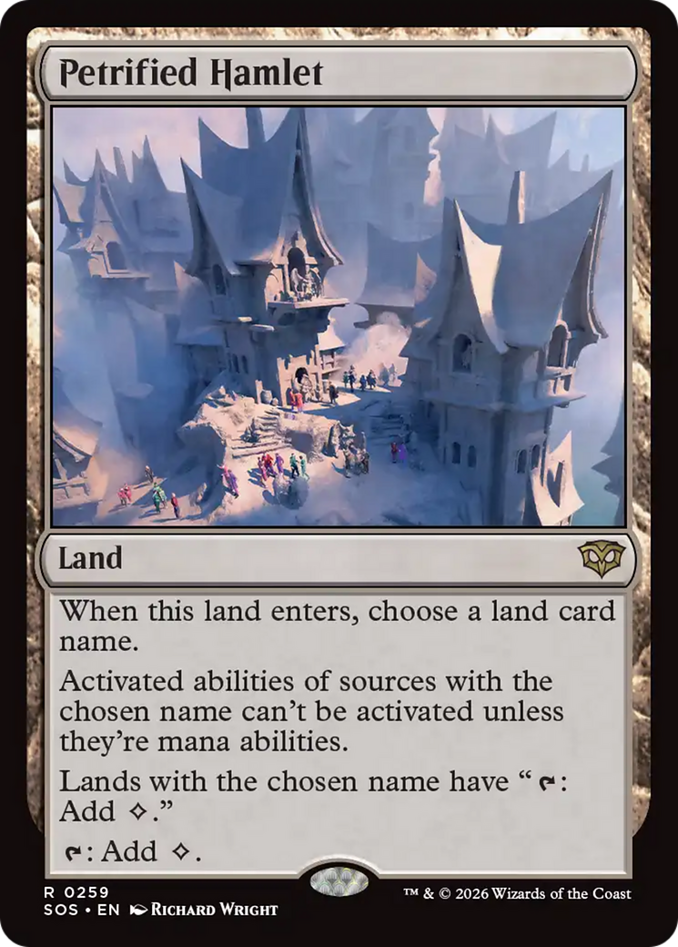 Petrified Hamlet [Secrets of Strixhaven] MTG Single Magic: The Gathering | Red Claw Gaming