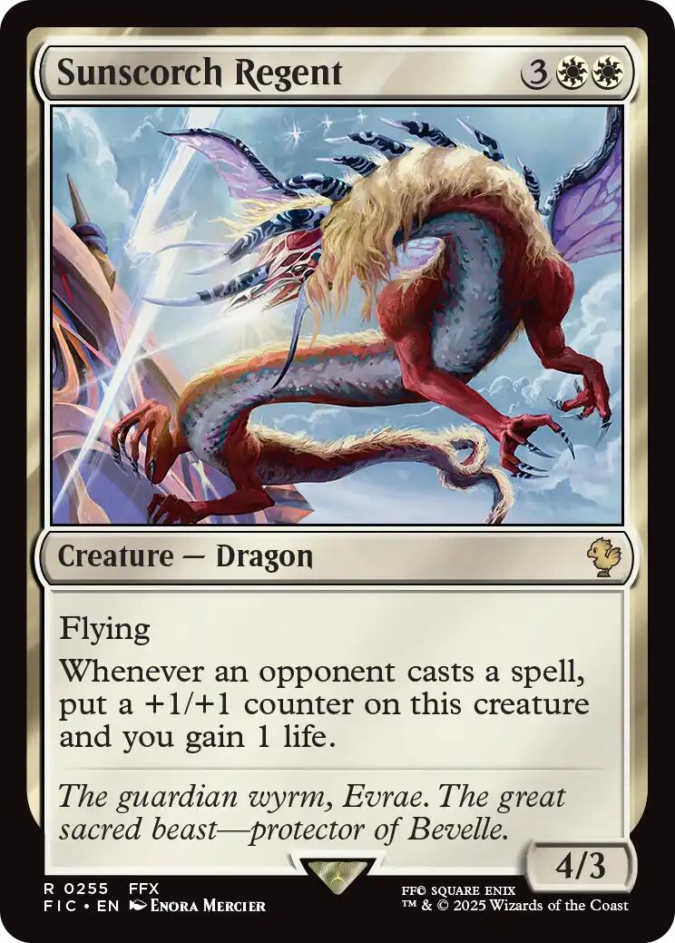 Sunscorch Regent (Surge Foil) [FINAL FANTASY Commander] MTG Single Magic: The Gathering | Red Claw Gaming