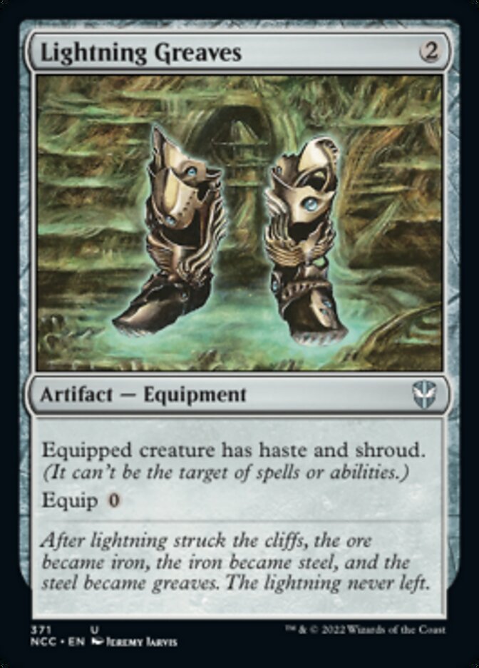 Lightning Greaves [Streets of New Capenna Commander] MTG Single Magic: The Gathering | Red Claw Gaming