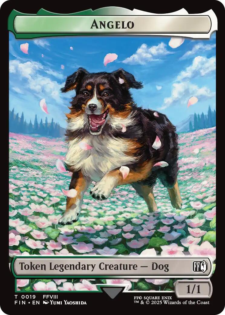 Angelo // Darkstar Double-Sided Token [FINAL FANTASY Tokens] MTG Single Magic: The Gathering | Red Claw Gaming