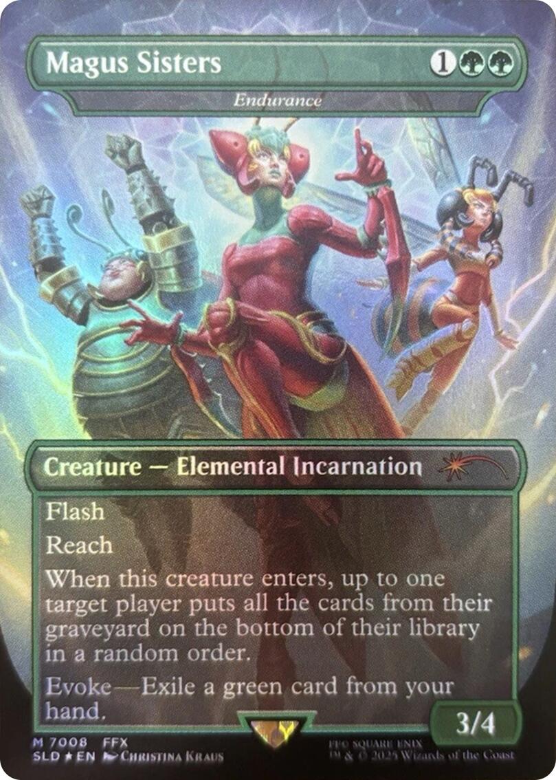 Magus Sisters - Endurance (Rainbow Foil) [Secret Lair Drop Series] MTG Single Magic: The Gathering | Red Claw Gaming