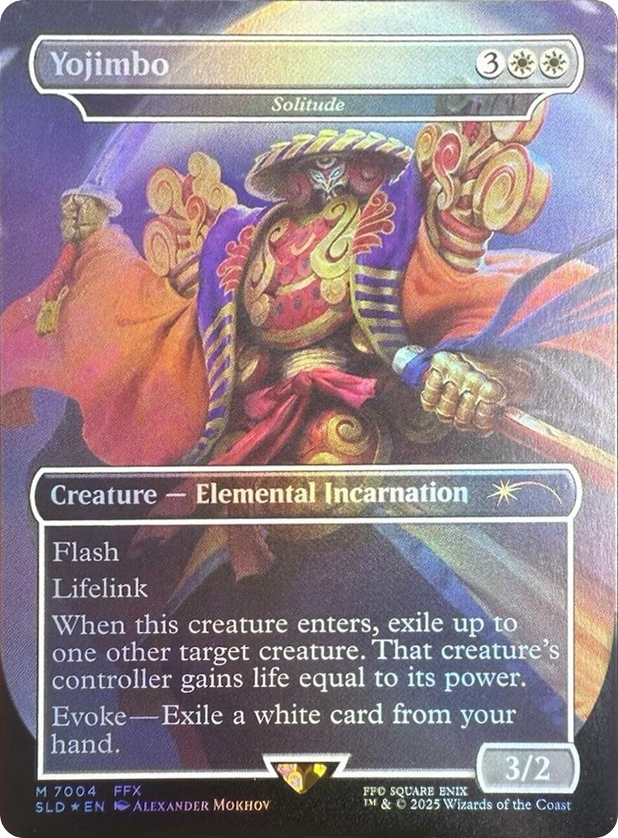 Yojimbo - Solitude (Rainbow Foil) [Secret Lair Drop Series] MTG Single Magic: The Gathering | Red Claw Gaming