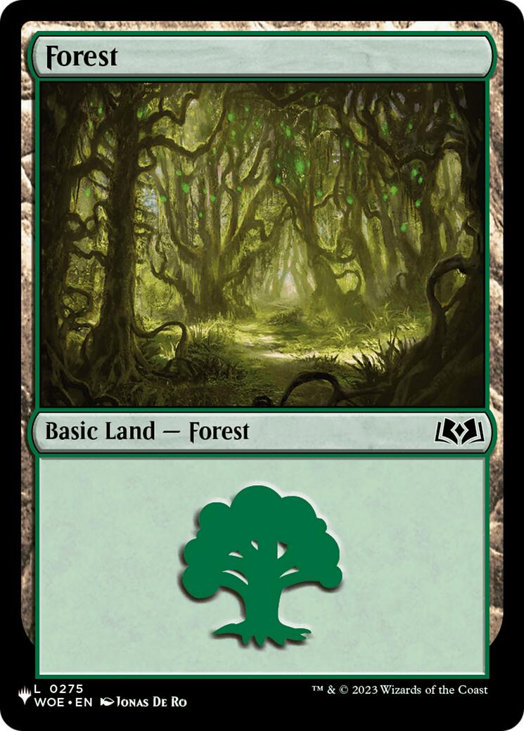 Forest (0275) (WOE) [The List] MTG Single Magic: The Gathering | Red Claw Gaming