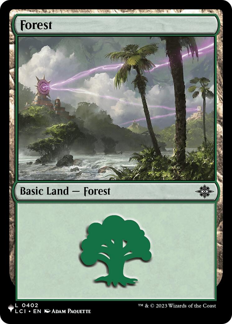 Forest (LCI) [The List] MTG Single Magic: The Gathering | Red Claw Gaming