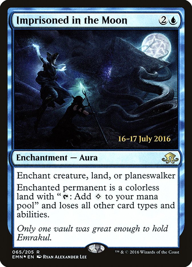 Imprisoned in the Moon [Eldritch Moon Prerelease Promos] MTG Single Magic: The Gathering | Red Claw Gaming