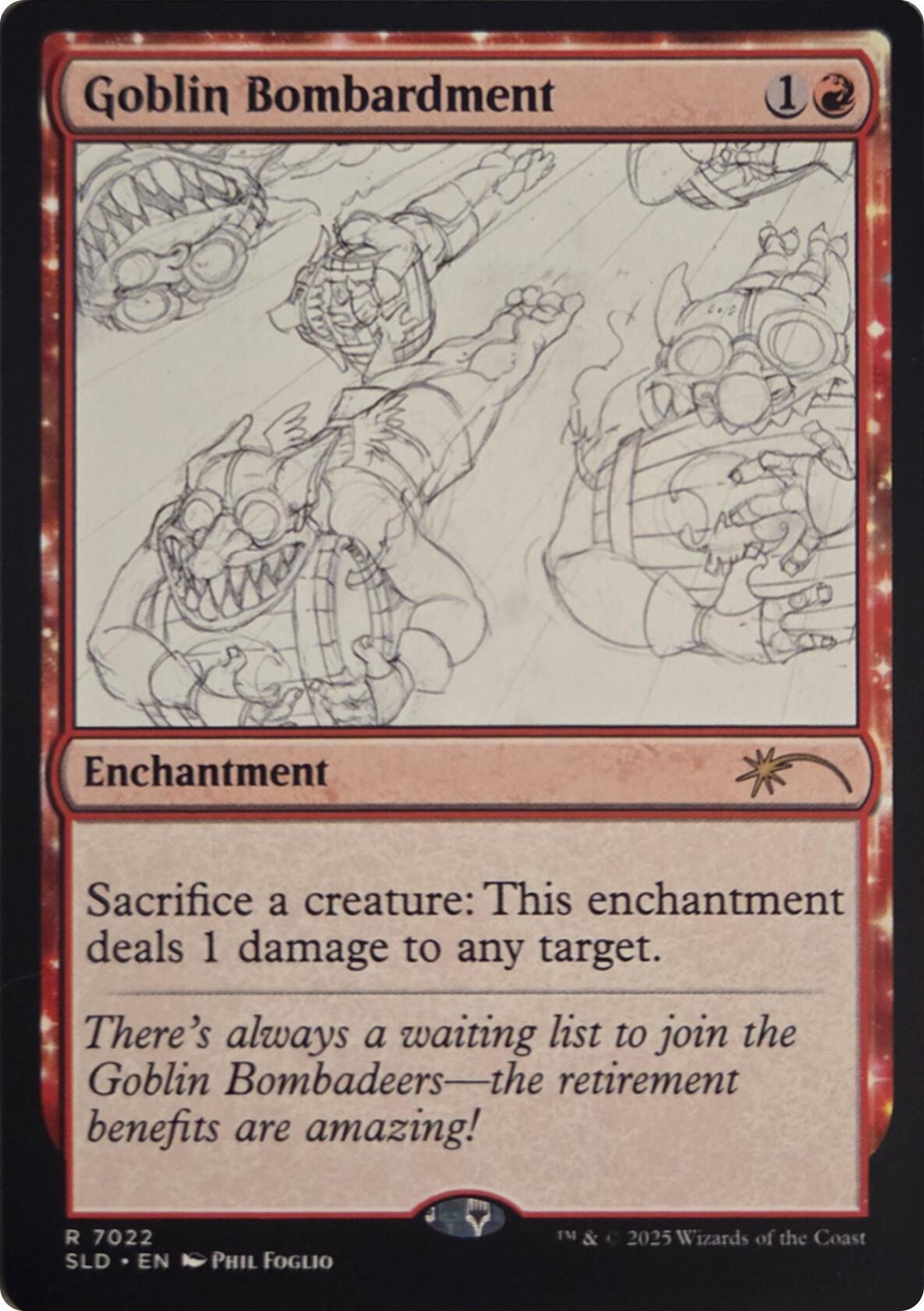 Goblin Bombardment (7022) [Secret Lair Drop Series] MTG Single Magic: The Gathering | Red Claw Gaming