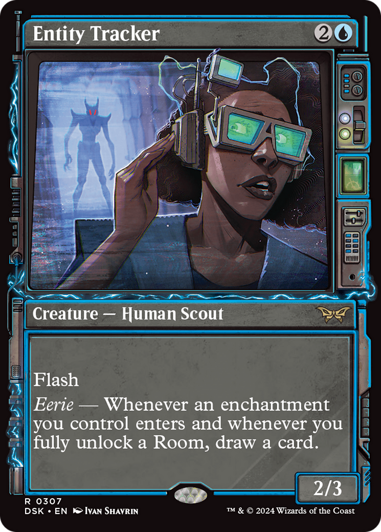 Entity Tracker (Showcase) [Duskmourn: House of Horror] MTG Single Magic: The Gathering | Red Claw Gaming