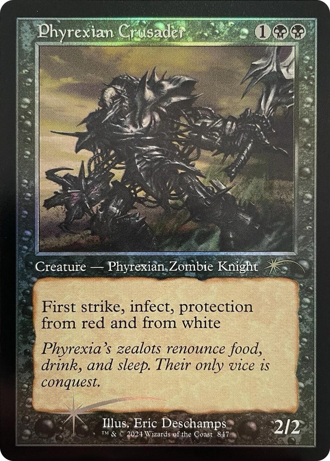 Phyrexian Crusader (Retro Frame) [Secret Lair Drop Series] MTG Single Magic: The Gathering | Red Claw Gaming