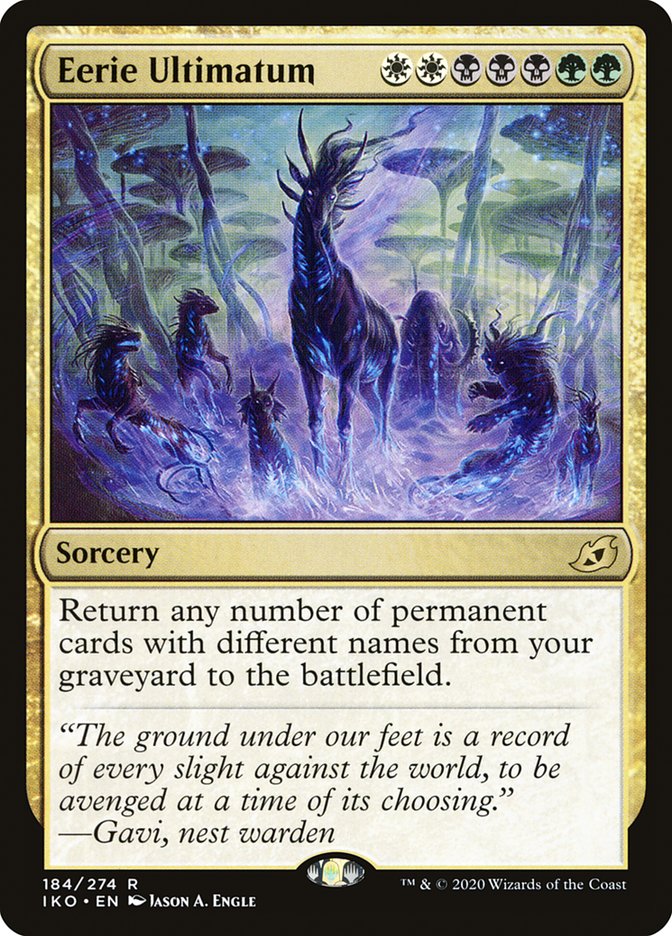 Eerie Ultimatum [Ikoria: Lair of Behemoths] MTG Single Magic: The Gathering | Red Claw Gaming