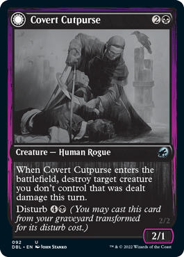 Covert Cutpurse // Covetous Geist [Innistrad: Double Feature] MTG Single Magic: The Gathering | Red Claw Gaming