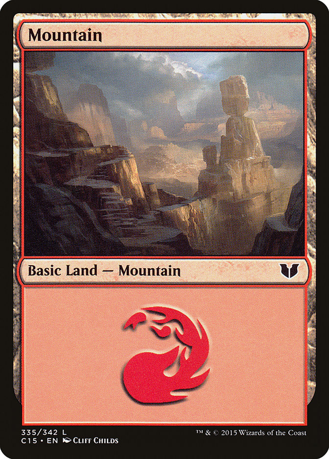 Mountain (335) [Commander 2015] MTG Single Magic: The Gathering | Red Claw Gaming