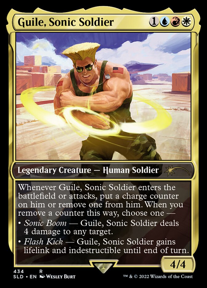 Guile, Sonic Soldier [Secret Lair Drop Series] MTG Single Magic: The Gathering | Red Claw Gaming