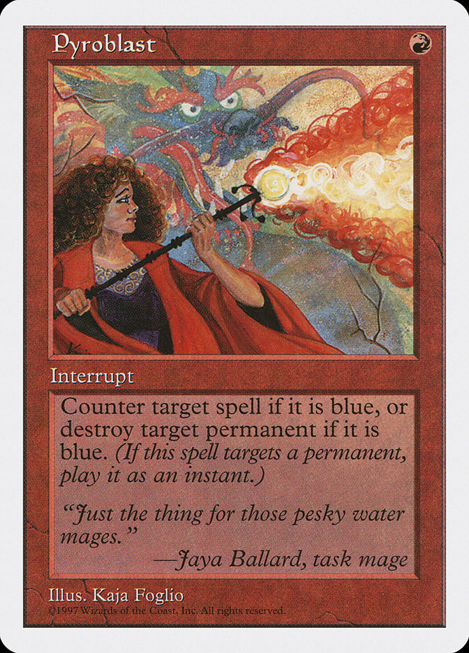 Pyroblast [Fifth Edition] MTG Single Magic: The Gathering | Red Claw Gaming