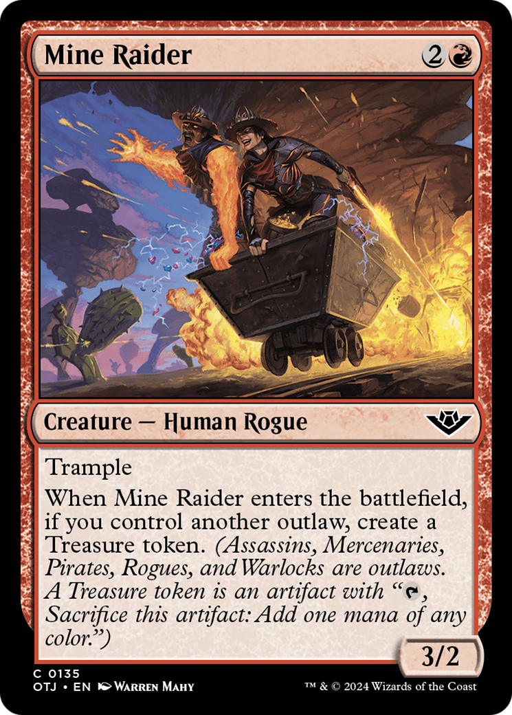 Mine Raider [Outlaws of Thunder Junction] MTG Single Magic: The Gathering | Red Claw Gaming