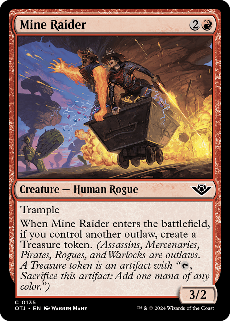 Mine Raider [Outlaws of Thunder Junction] MTG Single Magic: The Gathering    | Red Claw Gaming