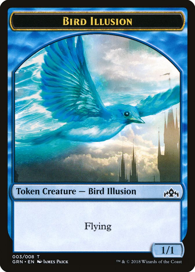 Bird Illusion Token [Guilds of Ravnica Tokens] MTG Single Magic: The Gathering | Red Claw Gaming