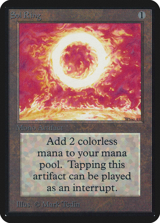 Sol Ring [Alpha Edition] MTG Single Magic: The Gathering | Red Claw Gaming