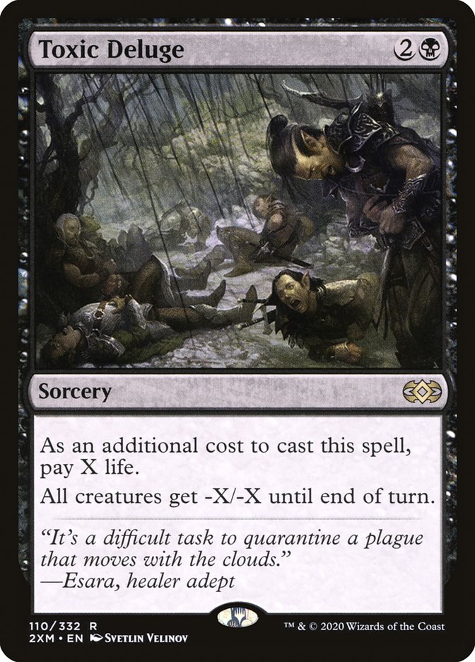 Toxic Deluge [Double Masters] MTG Single Magic: The Gathering | Red Claw Gaming