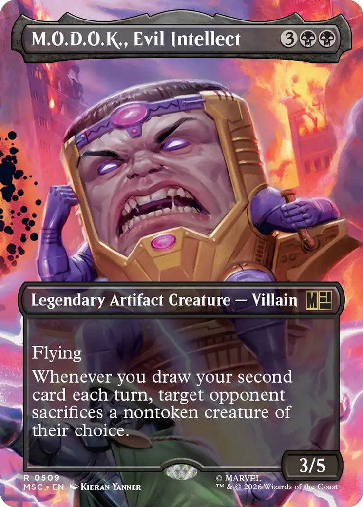 M.O.D.O.K., Evil Intellect (Borderless) [Marvel Super Heroes Commander] | Red Claw Gaming