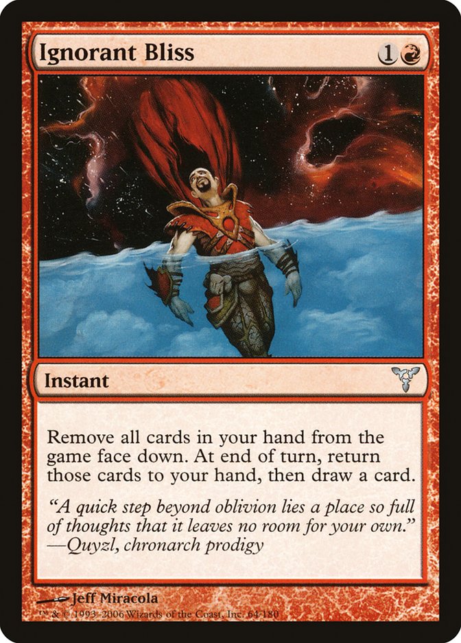 Ignorant Bliss [Dissension] MTG Single Magic: The Gathering | Red Claw Gaming