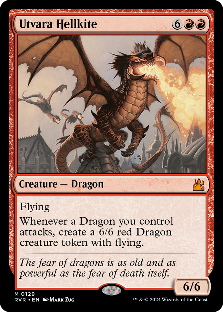 Utvara Hellkite [Ravnica Remastered] MTG Single Magic: The Gathering | Red Claw Gaming