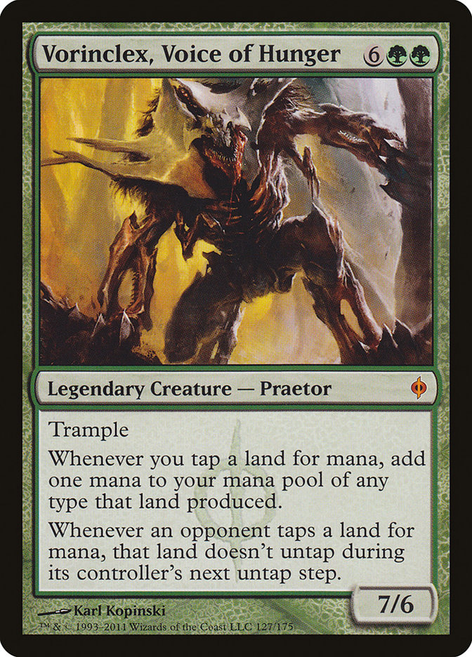 Vorinclex, Voice of Hunger [New Phyrexia] MTG Single Magic: The Gathering | Red Claw Gaming