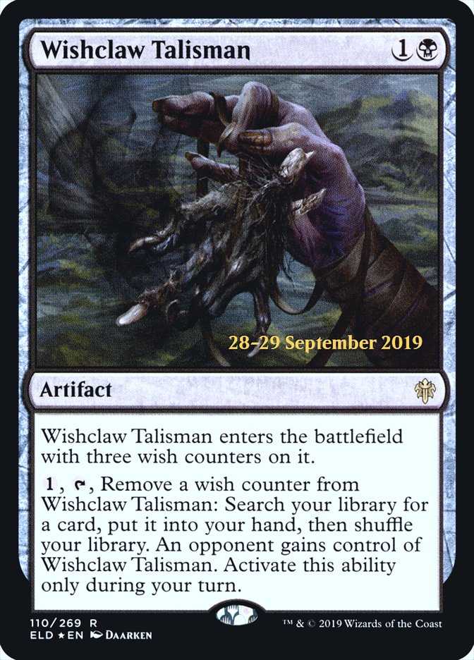 Wishclaw Talisman [Throne of Eldraine Prerelease Promos] MTG Single Magic: The Gathering | Red Claw Gaming