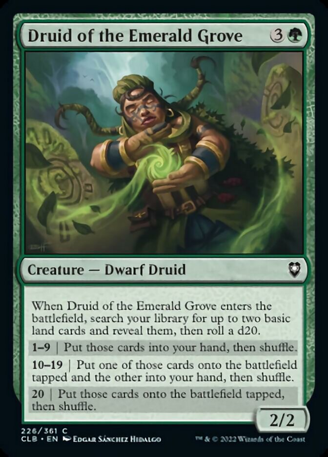Druid of the Emerald Grove [Commander Legends: Battle for Baldur's Gate] MTG Single Magic: The Gathering | Red Claw Gaming