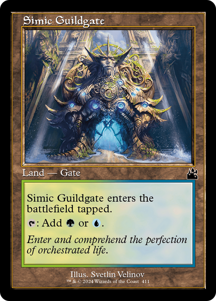 Simic Guildgate (Retro Frame) [Ravnica Remastered] MTG Single Magic: The Gathering | Red Claw Gaming