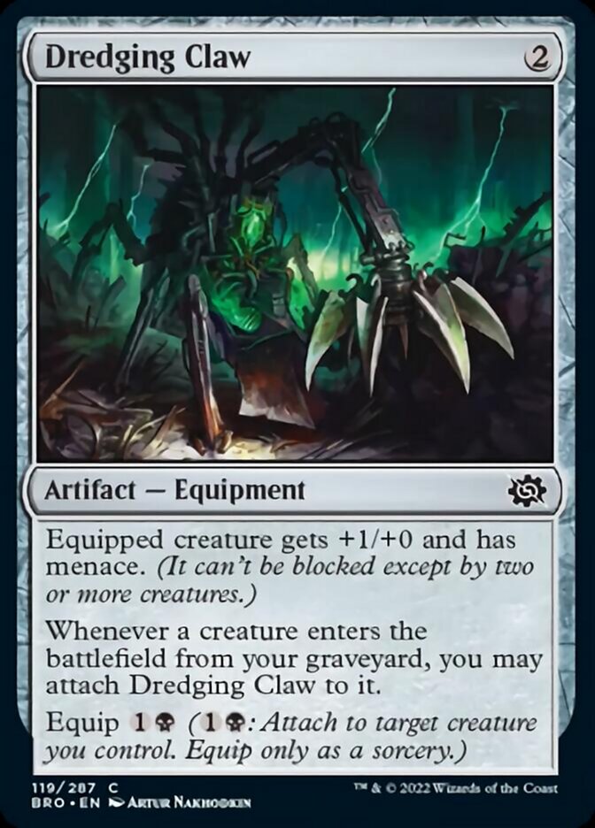 Dredging Claw [The Brothers' War] MTG Single Magic: The Gathering | Red Claw Gaming