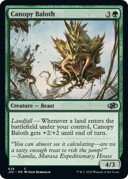 Canopy Baloth [Jumpstart 2022] MTG Single Magic: The Gathering | Red Claw Gaming
