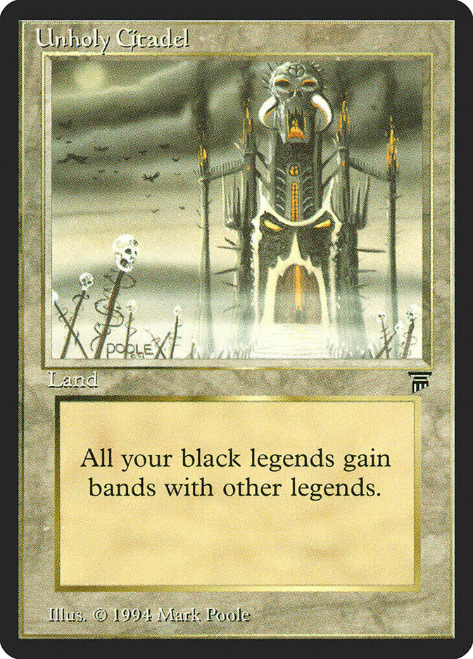 Unholy Citadel [Legends] MTG Single Magic: The Gathering | Red Claw Gaming