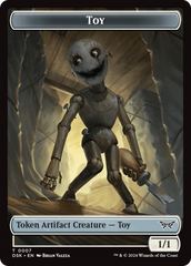 Toy // Treasure Double-Sided Token [Duskmourn: House of Horror Tokens] MTG Single Magic: The Gathering | Red Claw Gaming