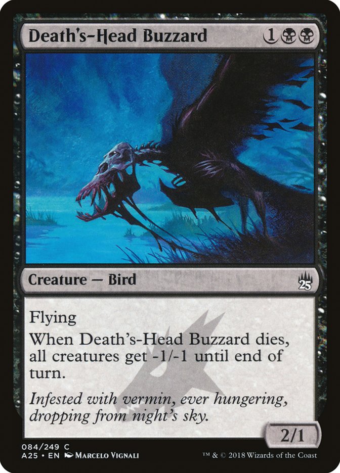 Death's-Head Buzzard [Masters 25] MTG Single Magic: The Gathering | Red Claw Gaming