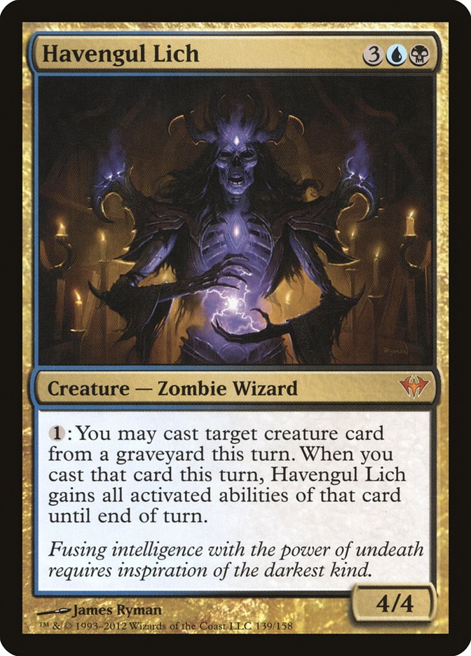 Havengul Lich [Dark Ascension] MTG Single Magic: The Gathering | Red Claw Gaming